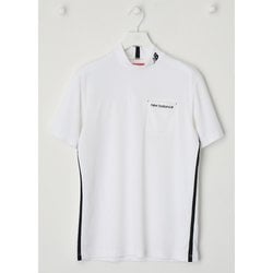 【ほしぞら】ニューバランスゴルフ チェックピケ×ワッフルピケ モックネック ほしぞら】ニューバランスゴルフ チェックピケ×ワッフルピケ