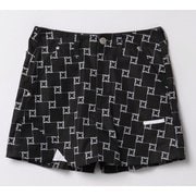 754341 M/BK [ゴルフウェア レディース ロゴ柄ショートパンツ Mサイズ BK]