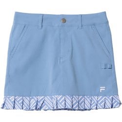 754360 L/LBL [ゴルフウェア レディース 裾ストライプ柄スカート Lサイズ LBL]