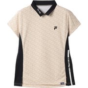 754646 [ゴルフ レディス 半袖 シャツ 柄 M/BE]