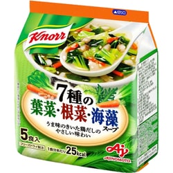 「クノール」 7種の葉菜・根菜・海藻スープ 5食入袋