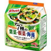 「クノール」 7種の葉菜・根菜・海藻スープ 5食入袋