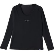 754981 L/BK [レディース Uネックインナーシャツ Lサイズ BK]
