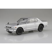 楽プラ スナップカー No.01-SI 1/24 KPGC10 スカイラインHT 2000GT-R 1970 シルバー [組立式プラスチックモデル]