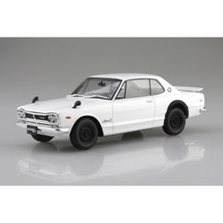 楽プラ スナップカー No.01-WH 1/24 KPGC10 スカイラインHT 2000GT-R 1971 ホワイト [組立式プラスチックモデル]