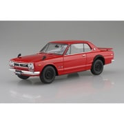 楽プラ スナップカー No.01-RE 1/24 KPGC10 スカイラインHT 2000GT-R 1970 レッド [組立式プラスチックモデル]