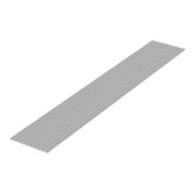 OM-464 プラ＝材料シリーズ 細切り板 グレー 0.3×4.0mm 10本入 [プラモデル用品]