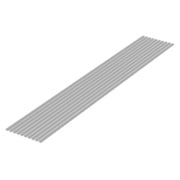 OM-483 プラ＝材料シリーズ 細切り板 グレー 1.0×3.0mm 10本入 [プラモデル用品]