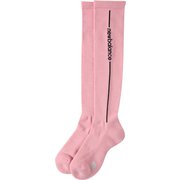012-4986506-092-FR [ゴルフソックス レディース 抗菌防臭 ラインロゴ コンプレッション ハイソックス 22～24cm ピンク]