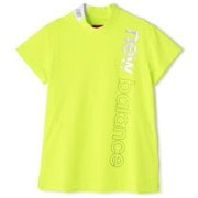 012-4166504-060-1 [ゴルフシャツ レディース 接触冷感 UPF50＋ 半袖 モックネック プルオーバー 1サイズ イエロー]
