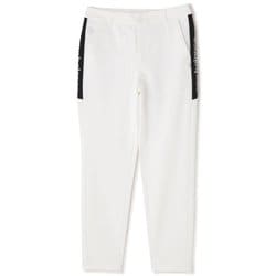 012-4131503-030-1 [ゴルフパンツ レディース 接触冷感 テーパード ロングパンツ 1サイズ ホワイト]
