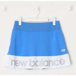 012-4134508-112-0 [ゴルフスカート レディース ラメロゴ インナーパンツ付き ジャージー スカート 0サイズ ブルー]