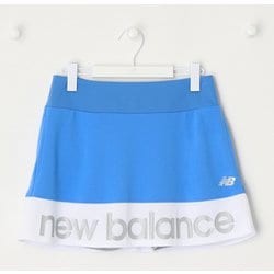 012-4134508-112-1 [ゴルフスカート レディース ラメロゴ インナーパンツ付き ジャージー スカート 1サイズ ブルー]