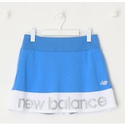 012-4134508-112-2 [ゴルフスカート レディース ラメロゴ インナーパンツ付き ジャージー スカート 2サイズ ブルー]