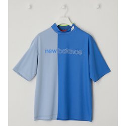 New Balance ゴルフシャツ モックネック インナー サイズ4 青/白 New Balance ゴルフシャツ モックネック インナー サイズ4 青/白