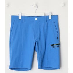 012-4132002-112-3 [ゴルフショートパンツ メンズ 接触冷感 ストレッチ ハーフパンツ 3サイズ ブルー]