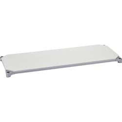 ベーシックシリーズウッドシェルフ W1200×D450mm ホワイトウッド シルバーフレーム 棚用 収納ラック ホームエレクター B1848MWHS1