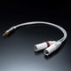 White Barrel II 4.4 to XLR-M [4.4mm->3pin XLRオス×2 バランス変換ケーブル 40cm]