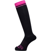 FS24FSHW8-05P [24 WO ワーディングハイソックス BK/PK]