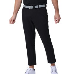 FJ-S24-P14 81869-L [シアサッカーアンクルパンツ メンズ Lサイズ ブラック]