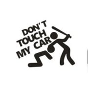 No Touch ステッカー WHB