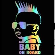BABYホログラムステッカー F