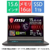ゲーミングノートパソコン/msi Thin A15 B7V/15.6型/Ryzen 7 7735HS/RTX 4050/メモリ 16GB/SSD 1TB/Windows 11 Home THIN-A15-B7VE-4159JP