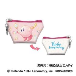 星のカービィ Kirby happy morning イヤフォンポーチ EP 03. メイクごっこ カービィ [キャラクターグッズ]