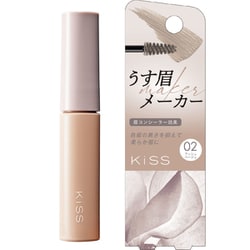 キス うす眉メーカー 02 アッシュベージュ [眉マスカラ]