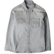 並行輸入品 Ami Paris UJK251 DE0019 0554 シャツ レディース ビンテージグレイ Lサイズ