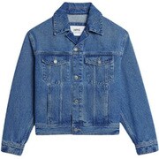 並行輸入品 Ami Paris UJK204 DE0001 480 デニムジャケット レディース ユーズドブルー Lサイズ