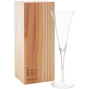 11111 [生涯を添い遂げるグラス SAKEグラス KAORI トランスペアレント（クリア） 日本酒グラス 150ml 国産杉箱入り]