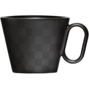 生涯を添い遂げるマグ 有田焼 レギュラー 市松 マグカップ 240ml (ブラックマット) 12062