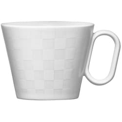生涯を添い遂げるマグ 有田焼 レギュラー 市松 マグカップ 240ml （ホワイトマット） 12063