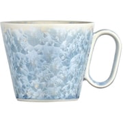 生涯を添い遂げるマグ 京焼 花結晶 マグカップ コーヒーカップ 240ml 国産杉箱入り (銀藤) 12161