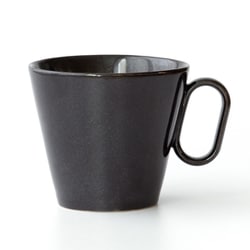 生涯を添い遂げるマグ ダブルウォール 有田焼（39Arita） マグカップ 270ml （銀結晶 ブラック） 12230