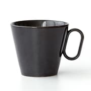 生涯を添い遂げるマグ ダブルウォール 有田焼(39Arita) マグカップ 270ml (銀結晶 ブラック) 12230