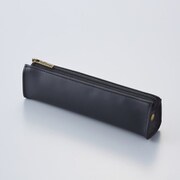 PUレザー 三角ペンケース ブラック PU-SKP-01