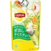 リプトン 水出しアイスティー グリーンティー ピーチ&オレンジ ティーバッグ 10袋