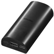 モバイルバッテリー 6600mAh アーチ型 USB Type-C入出力対応 ブラック MPCC6601BK