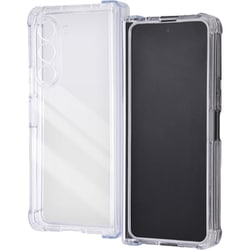 Galaxy Z Fold 5 耐衝撃 フルカバー 折りたたみ型 360°保護 一体型 ハイブリッドケース クリア IS-GZFO5OTC1/C