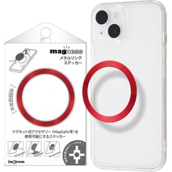 IN-MGS1/R [magness メタルリング ステッカー レッド]