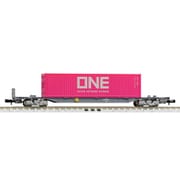 8751 Nゲージ完成品 JR貨車 コキ106形（前期型・新塗装・ONEコンテナ付） [鉄道模型]