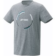ユニドライTシャツ(フィットスタイル) 16708 010 グレー Lサイズ [テニス 半袖シャツ メンズ]