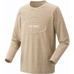 ユニロングスリーブTシャツ 16709 194 サンドベージュ Mサイズ [テニス 長袖シャツ メンズ]
