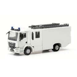 HE085762 1/87 MAN TGM CC Z-Cab 消防車 2台 [完成品プラスチックモデル]