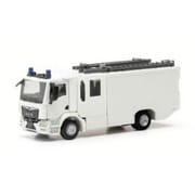 HE085762 1/87 MAN TGM CC Z-Cab 消防車 2台 [完成品プラスチックモデル]