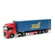 HE317368 1/87 イベコ S-Way LNG コンテナセミトレーラー HH Bode/Tailwind [完成品プラスチックモデル]