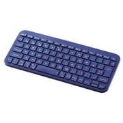 Bluetoothキーボード パンタグラフ テンキーレス コンパクト 薄型 軽量 電池式 マルチペアリング(3台) 日本語配列 Slint ブルー TK-TM10BPBU