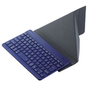 Bluetoothキーボード パンタグラフ テンキーレス コンパクト 薄型 充電式 スタンド付 マルチペアリング(3台) 日本語配列 Slint ブルー TK-TM15BPBU